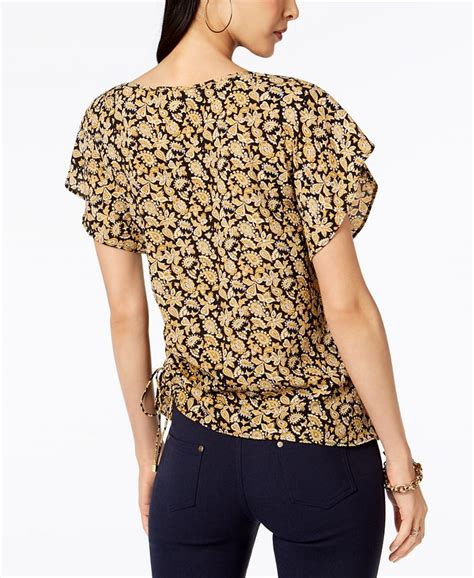 michael michael kors flutter-sleeve|Flutter.